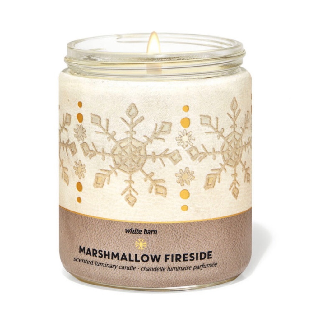 Bath and Body Works Marshmallow Fireside Single Wick Candle